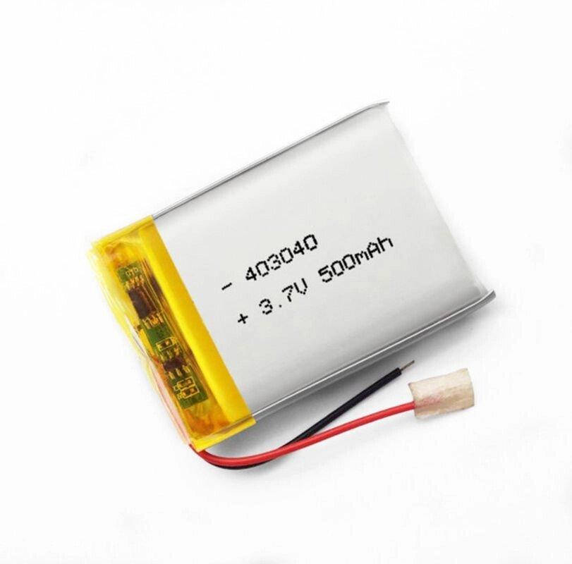 

Аккумулятор литий-полимерный 403040 3,7V 500 mAh (4*30*42 мм)