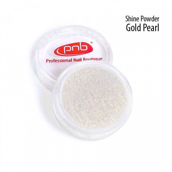 

Втирка-блеск PNB Shine Powder Gold Pearl золотая жемчужена, 1 г, Золотистый