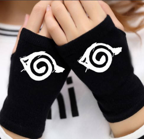 

Перчатки без пальцев Jsstore Аниме Наруто Черные