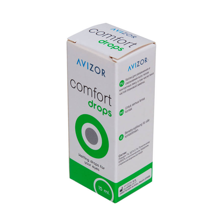 

Увлажняющие капли Comfort Drops 15 мл.