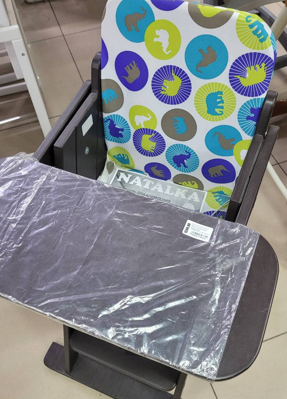 

Стульчик для кормления OMMI Creo Brown / Омми 2556 2 цвета коричневый белый