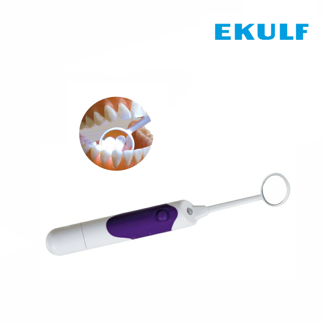 

Стоматологическое зеркало для полости рта EKULF с подсветкой