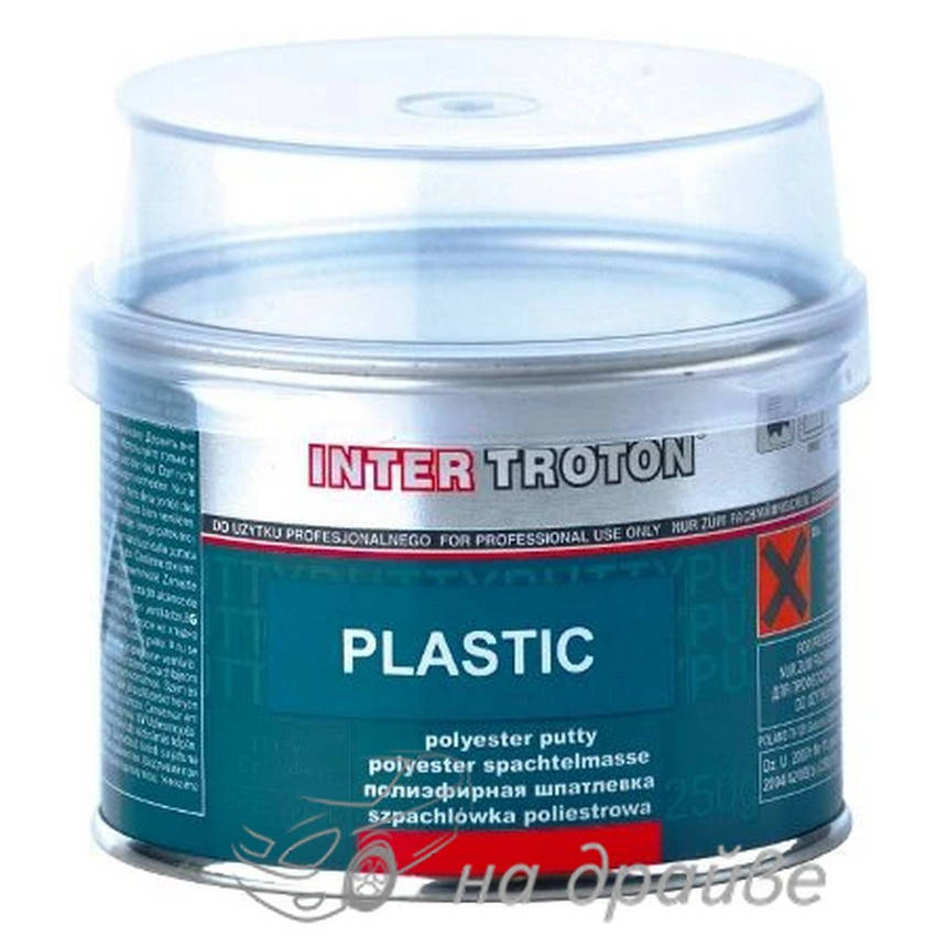 

Шпатлевка автомобильная для пластика с отвердителем Plastic 0,25кг Troton