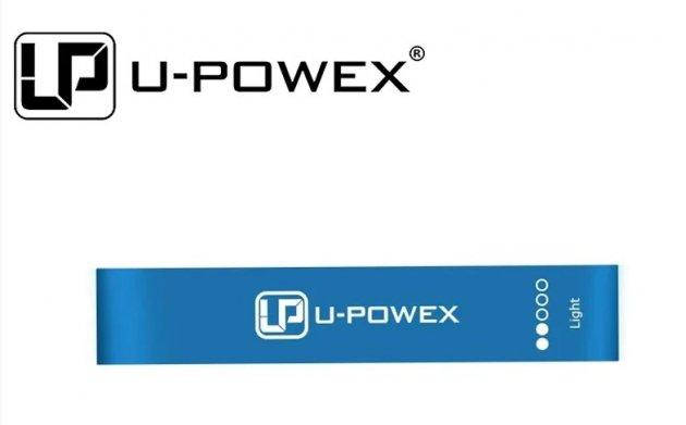 

Резинка для фитнеса и спорта (лента эспандер) эластичная U-Powex S Синяя