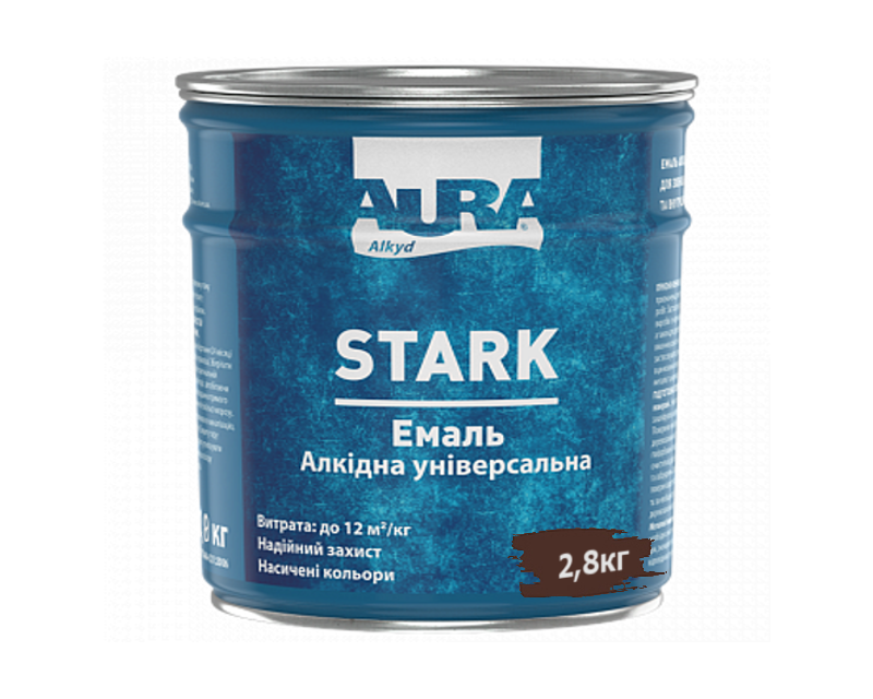 

Эмаль алкидная AURA STARK универсальная темно-коричневая 2,8кг