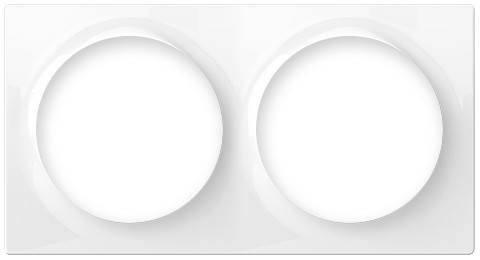 

Рамка двухместная FIBARO Walli - FG-Wx-PP-0003