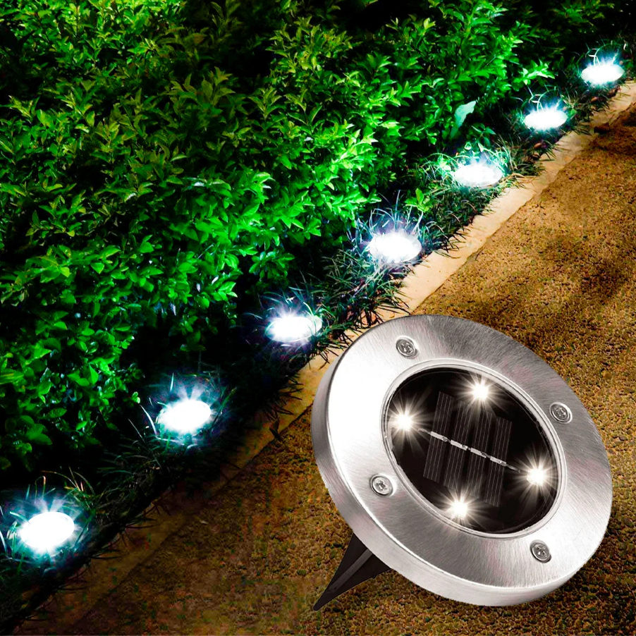 

Уличный светильник на солнечной батарее "Bell Howell Disk lights" (4 led) | садовый фонарь 009508 Лучшая цена