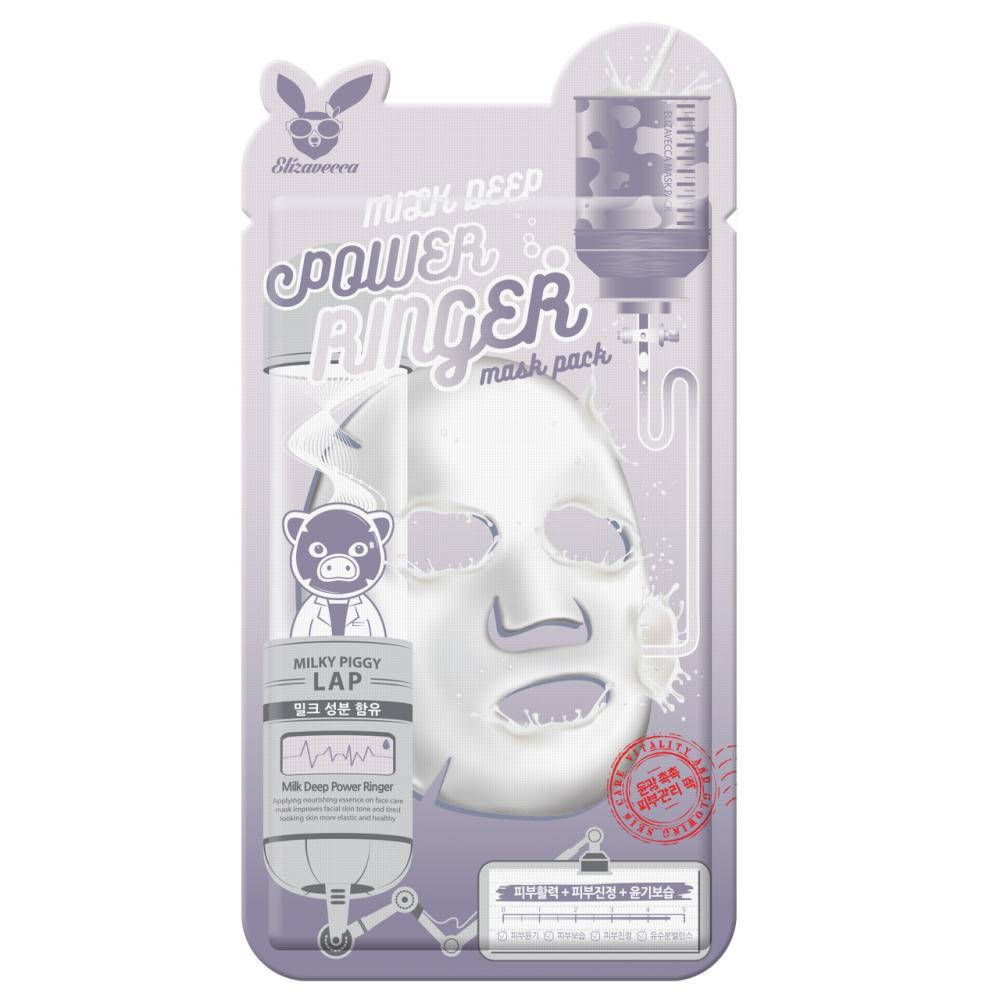 

Маска молочно-цветочная Elizavecca Face Care Milk Deep Power Ring Mask Pack 23 мл