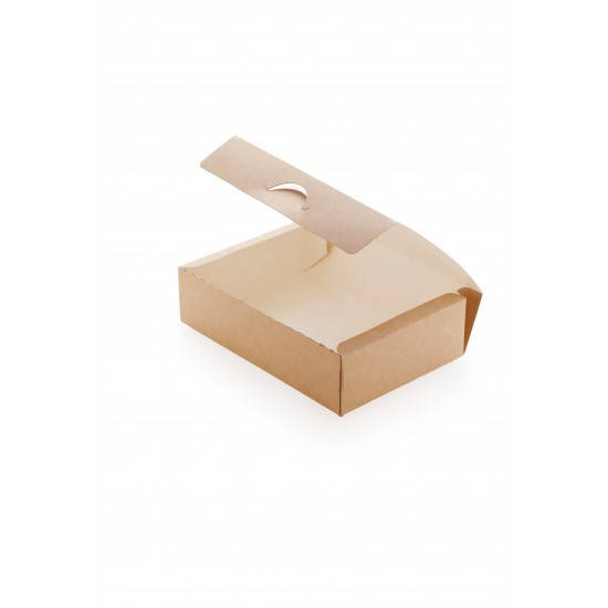 

Крафтовая коробка для еды на вынос, 700 мл, 165*115*45 мм (50 шт/уп)