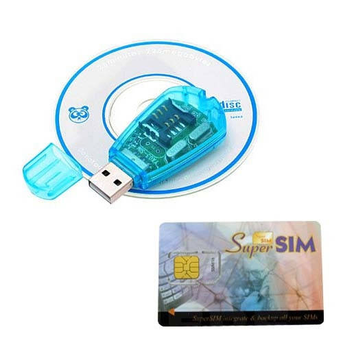 

USB сим кард ридер клонер и SuperSim, MultiSim sim