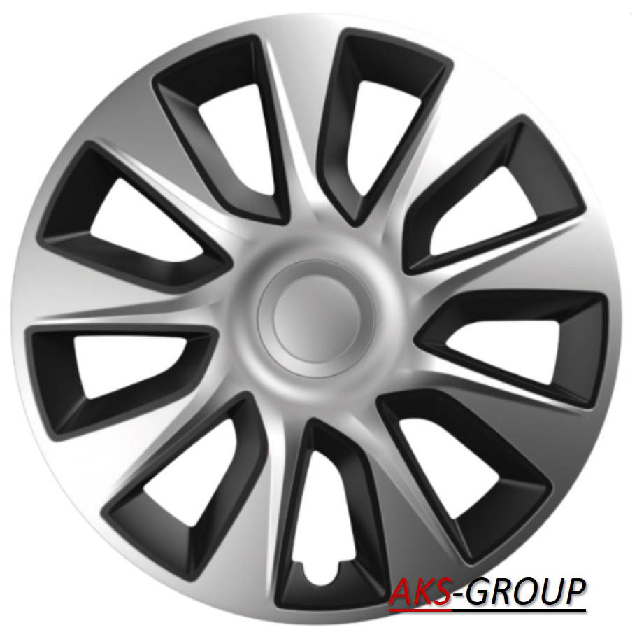 

Колпаки R15 Versaco Stratos Silver&Black