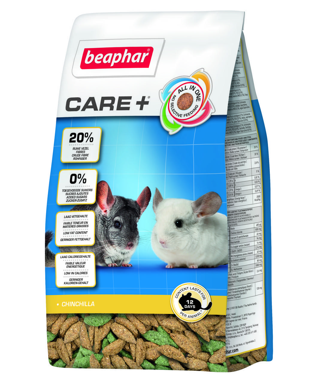 

Кер + Шиншилла - корм для шиншилл 250 г. Беафар / Beaphar