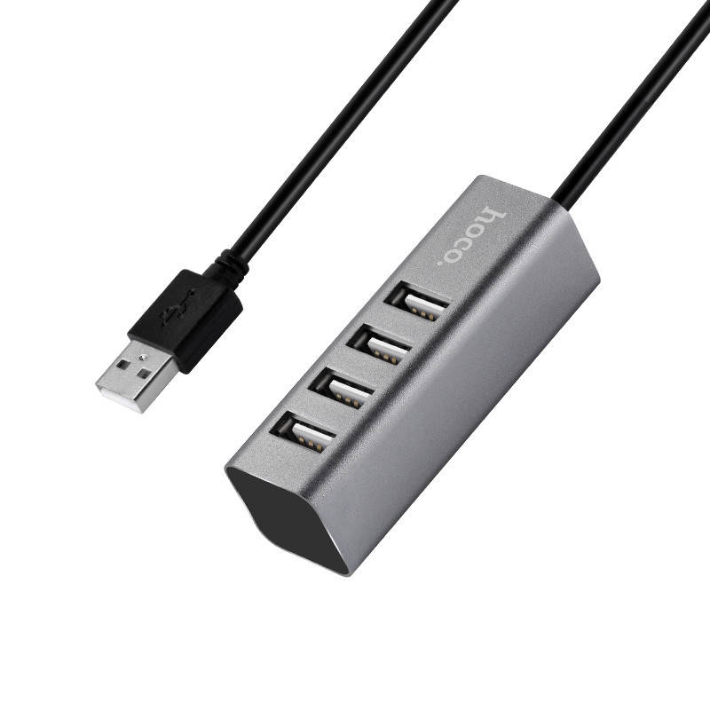 

USB HUB HOCO HB1 4USB Line Machine 0,8m Tarnish