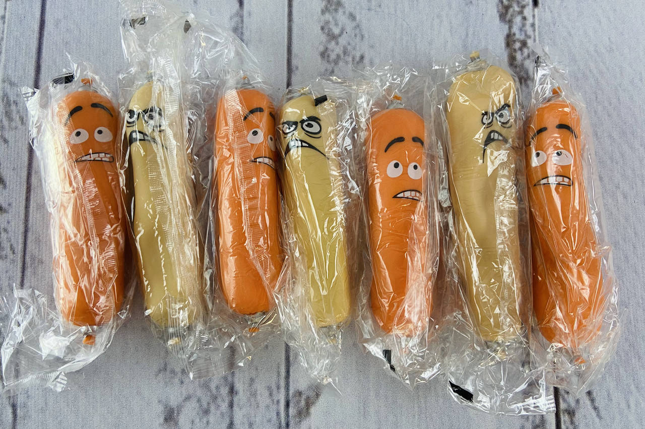 

Сквиш Сосиски 9910+++