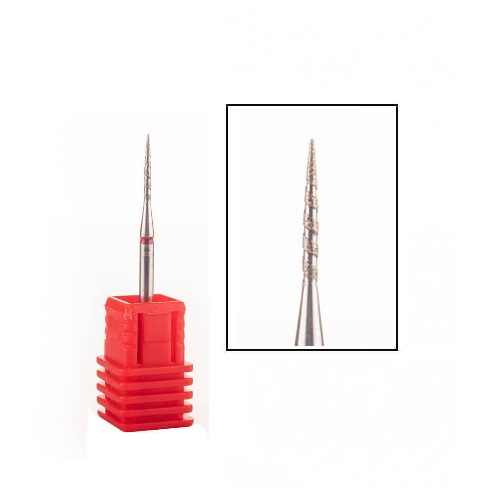 

Насадка алмазная "Пламя" - 243 014LXR диаметр 1,4 мм красная, торнадо, Красный