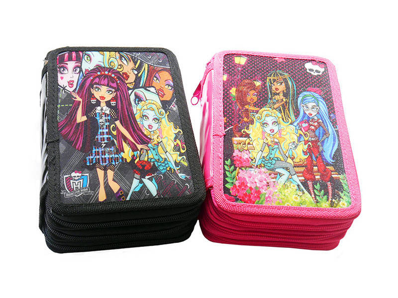

Пенал школьный 3ZIP Monster High, Разные цвета