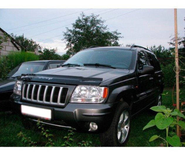

Дефлектор на капот (мухобойки) Jeep Grand Cherokee (WJ) 1999-2004