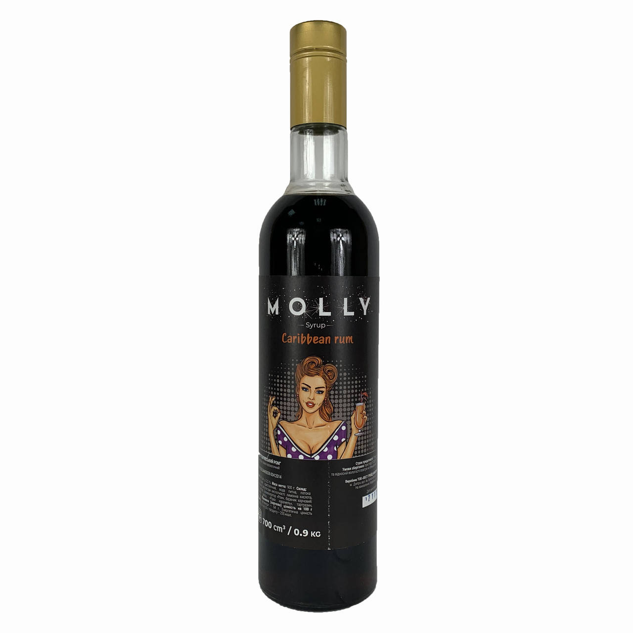 

Сироп MOLLY Карибский Ром 700 мл