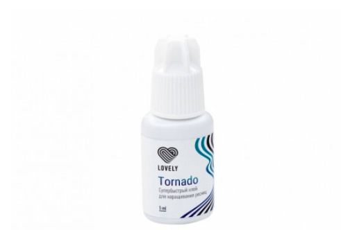 

Клей черный Lovely "Tornado", 5 мл 0.5 секунды