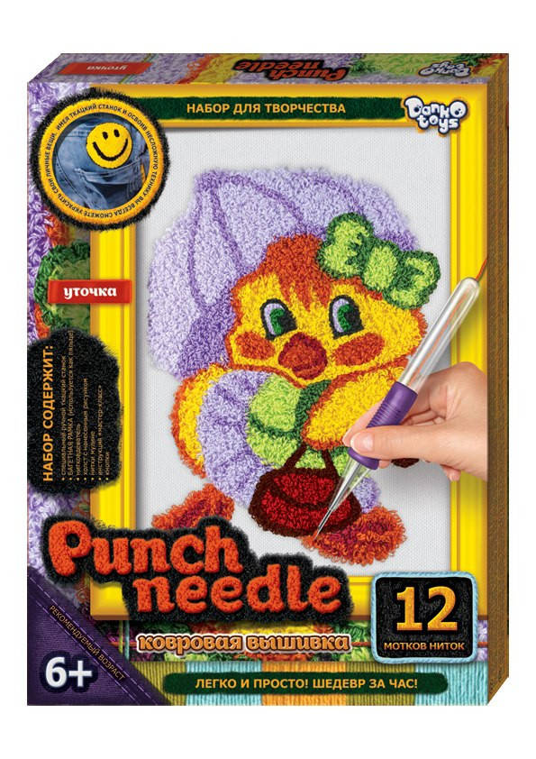 

Вышивка Punch needle. Уточка PN-01-03 Danko-Toys