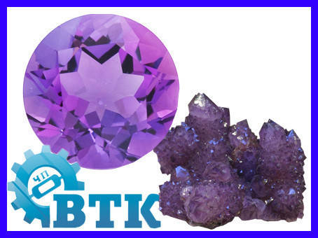 

Аметист круг 5,0 (0,44 ct), Фиолетовый