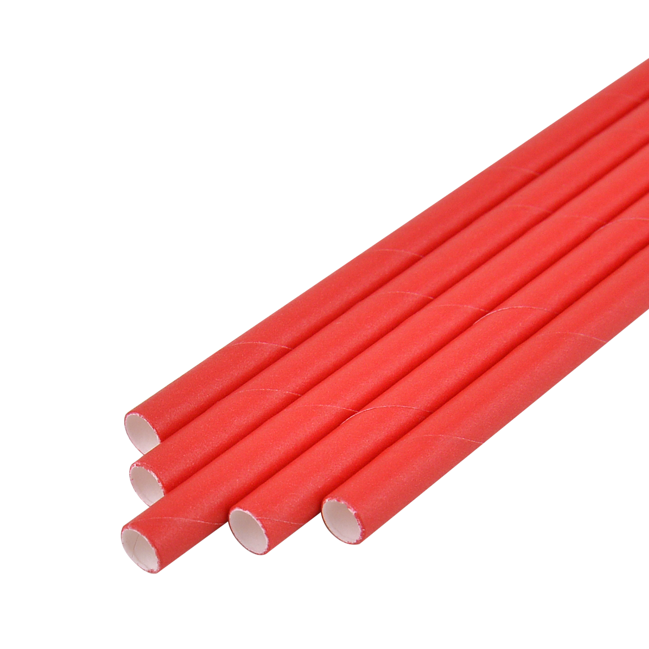 

Бумажная трубочка "Красная" 25шт (20см*5мм), Красный