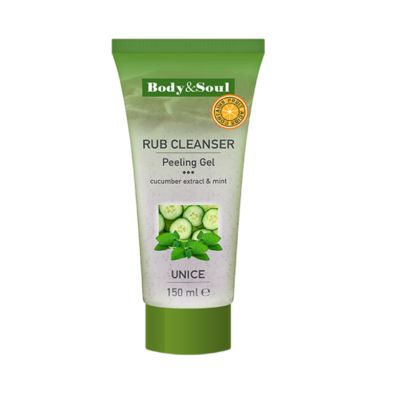

Гель-пілінг огірковий Unice Rub cleanser, peeling gel, cucumber extract&mint, 170 мл