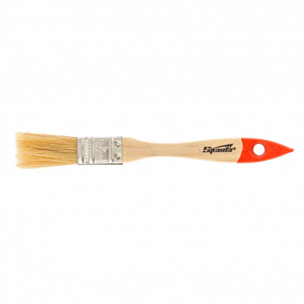 

Кисть плоская Slimline 3/4" (20 мм), натуральная щетина, деревянная ручка, SPARTA