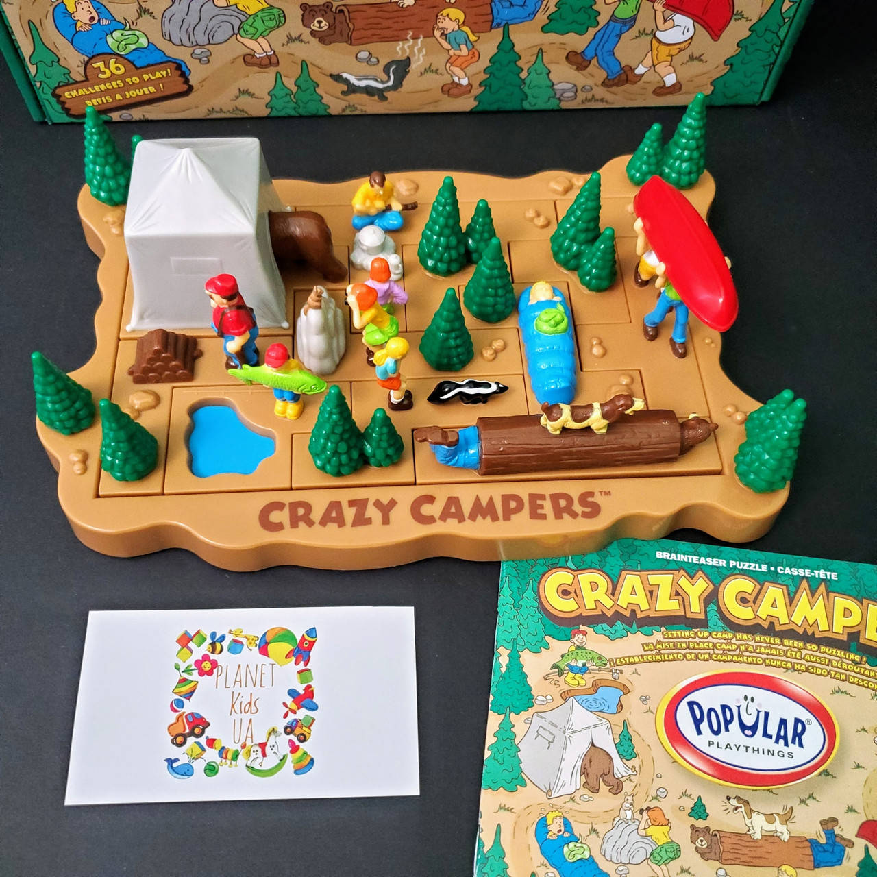 

Настольная игра "Сумасшедший кемпинг" Popular Playthings