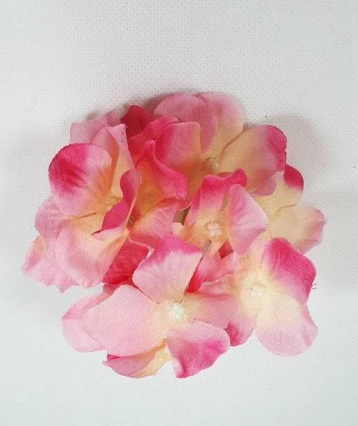 

Розовая радужная гортензия  головка искусственный цветок(головка, Розовый