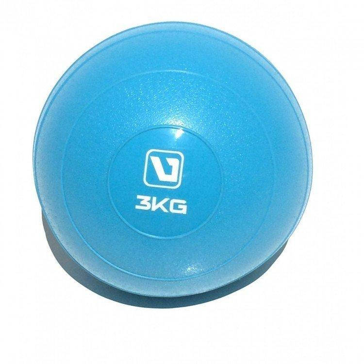 

Медбол LiveUp Soft Weight Ball, голубой