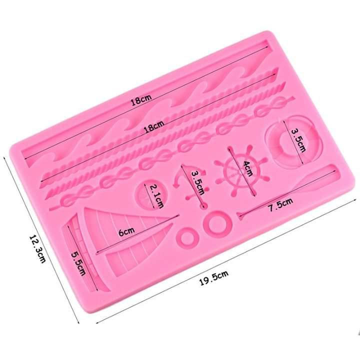 

Молд силиконовый Морской, жгутики