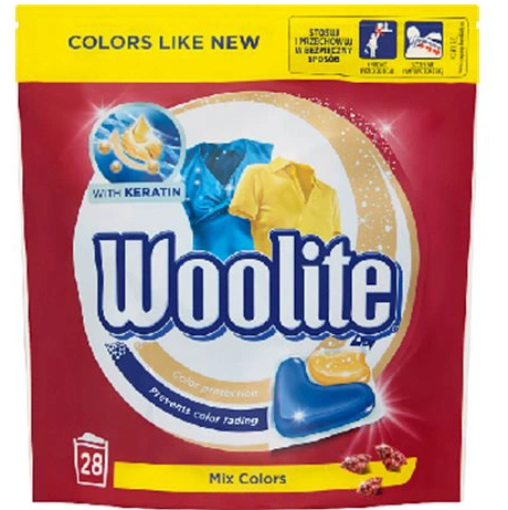 

Гель-капсулы для стирки Woolite Woolite Pro-Care 28 шт (Mix Colors) 5900627070569 Германия. КРУТЫЕ !