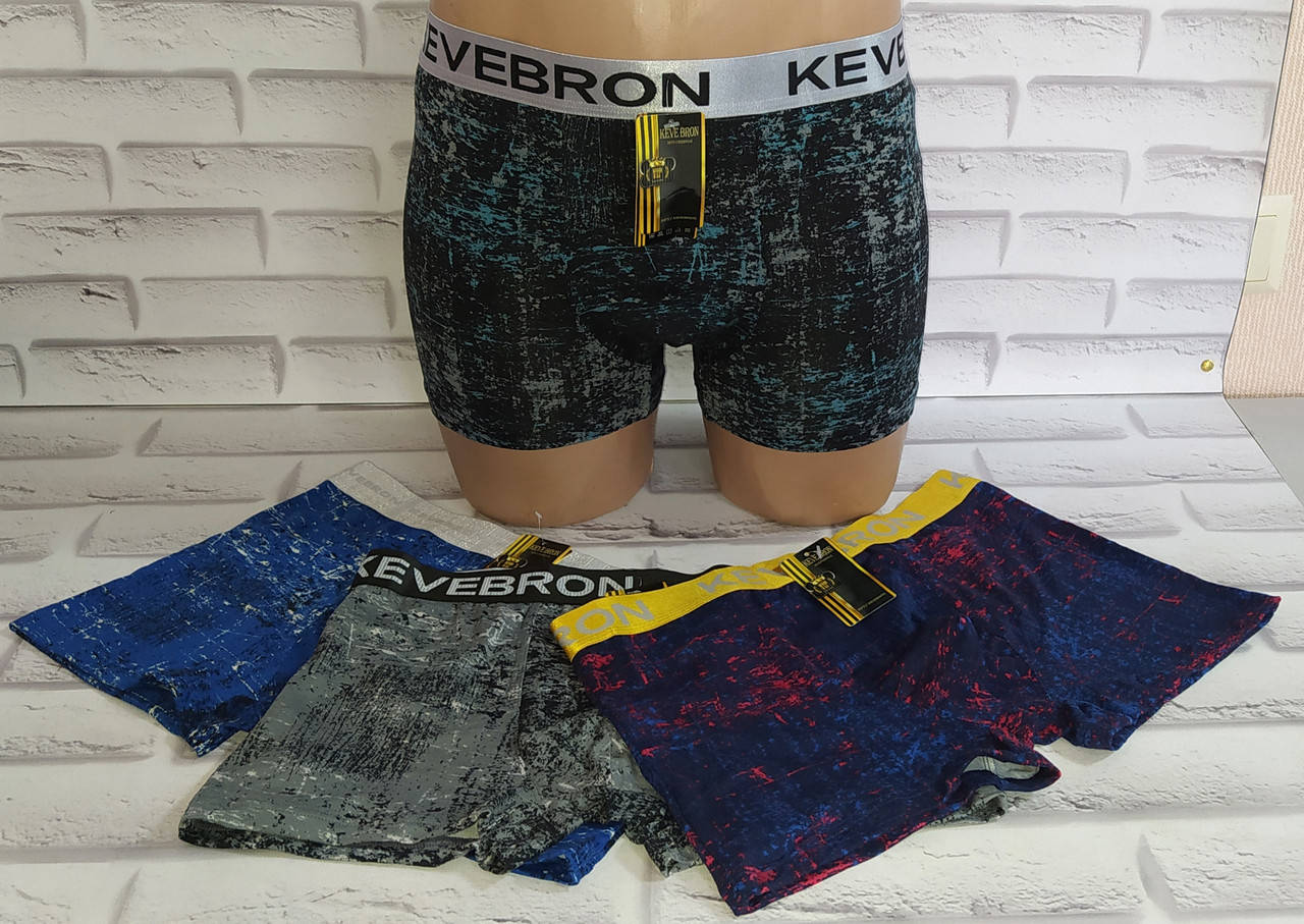 

Трусы мужские боксеры Keve Bron 3XL 52-54 раз. Хлопок, Разные цвета