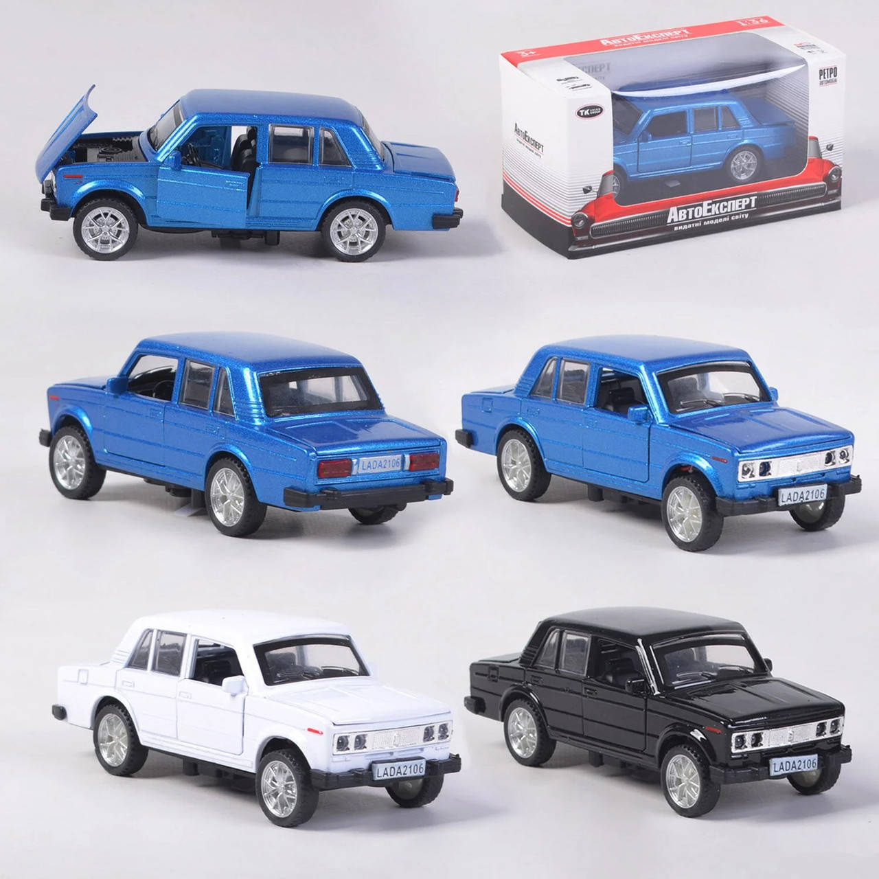 

Игрушка ВАЗ 2106 Жигули Лада Auto Expert, Разные цвета