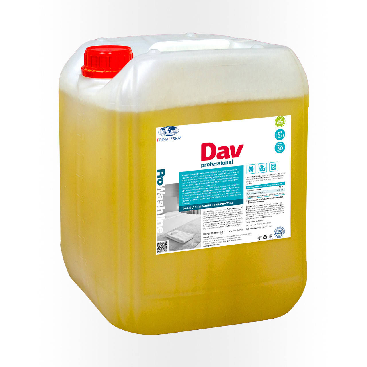 

Жидкий порошок для стирки DAV Professional (10кг)