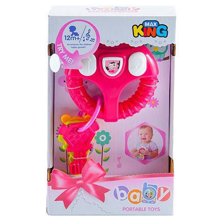 

Музыкальная игрушка Руль 32020G с ключами (Красный)