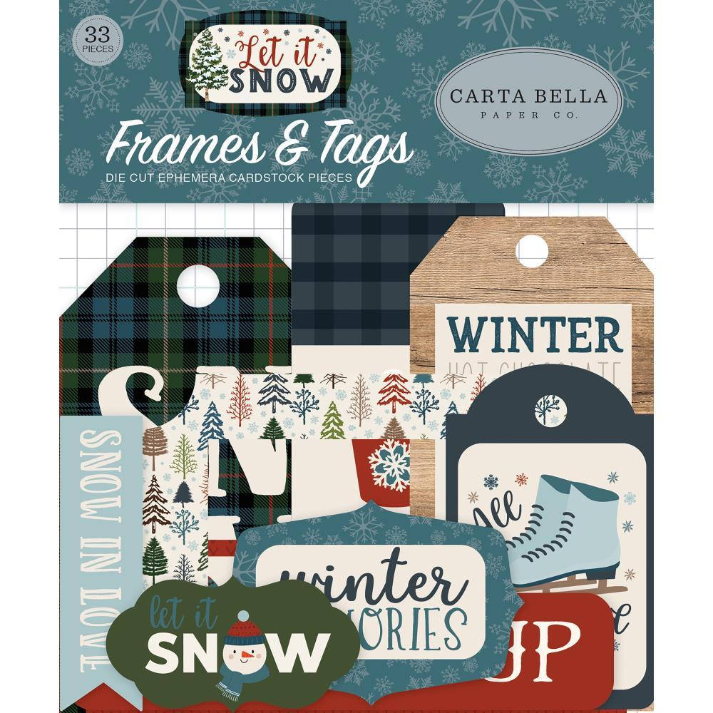 

Висічки - Frames & Tags - Let It Snow - Carta Bella