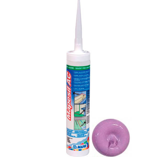 

Клей-герметик силіконовий Mapei Mapesil AC 310мл, 162 Фіолетовий