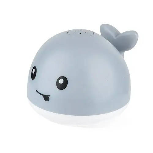 

Игрушка для ванной Qinye Toys Кит спрей светящийся с фонтаном Серый