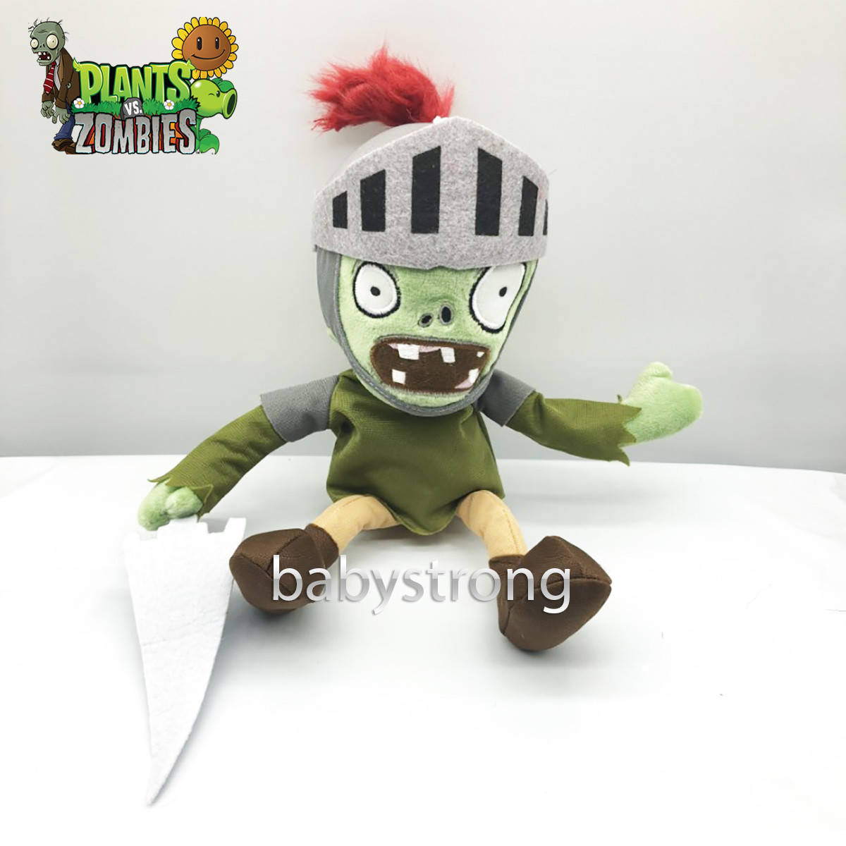 

Мягкая плюшевая игрушка Растения против зомби Рыцарь из игры Plants vs Zombies 27 см