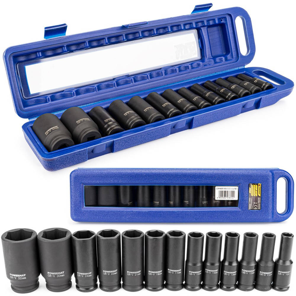 

Набор головок Powermat 10-32 1/2'' PM-ZNU-13-0.5T