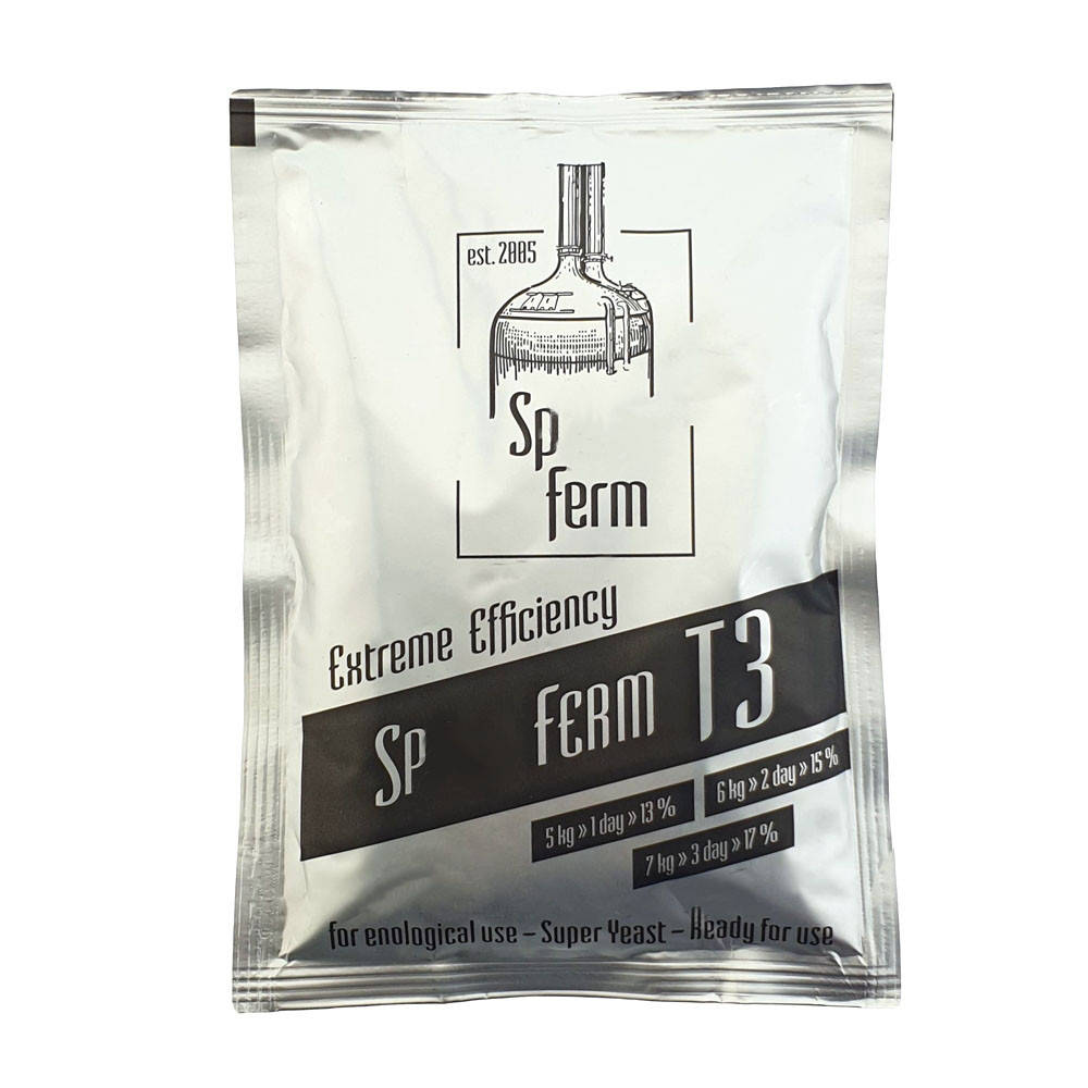

Сухие турбо дрожжи Sp. Ferm Т3