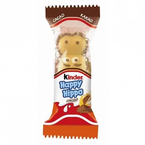 

Киндер с какао-кремом KINDER Happy Hippo Бегемотики 1 бегемотик Германия