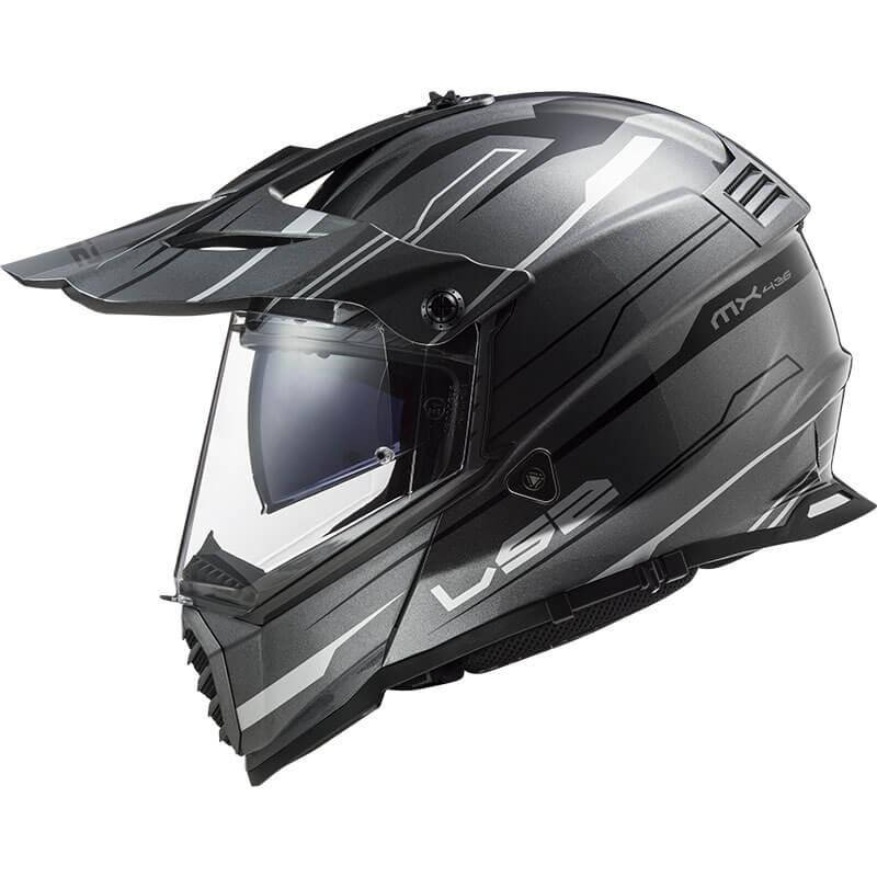 

LS2 MX436 PIONEER EVO KNIGHT TITANIUM WHITE (XS