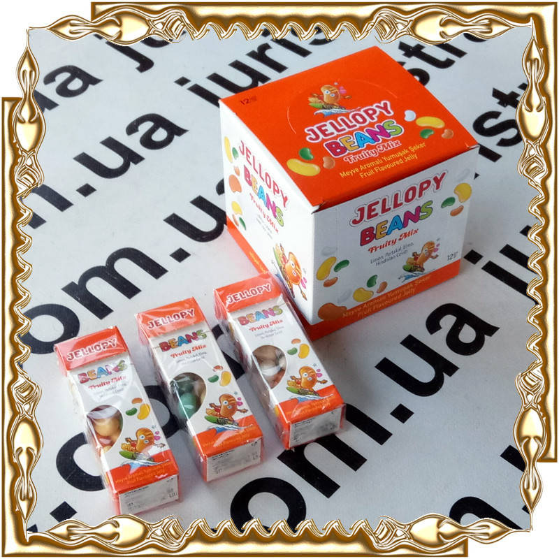 

Мармеладные Бобы BEANS Jellopy фруктовый микс 36 г. 12 пач./уп.