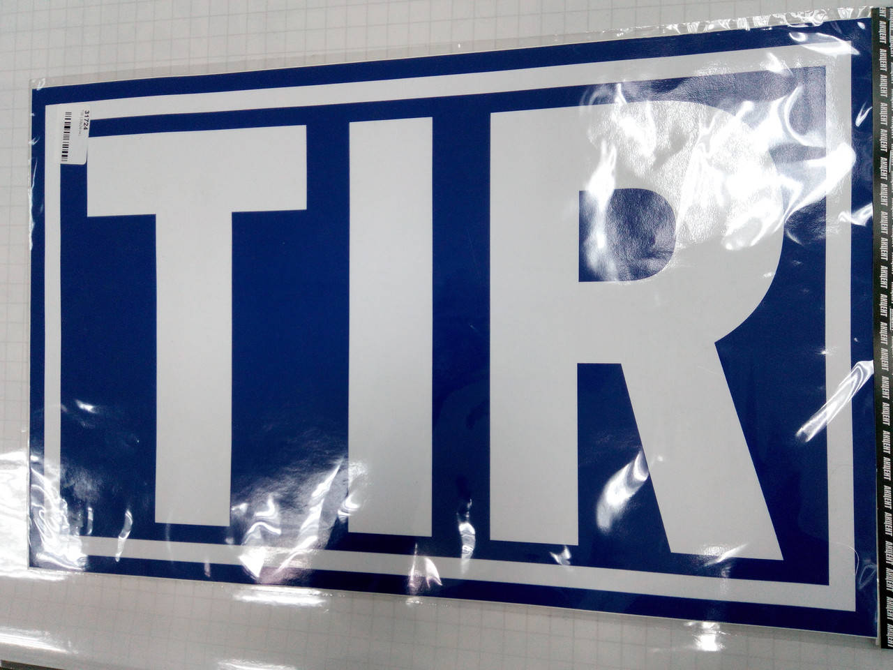 

Виниловая наклейка TIR 39х24 см