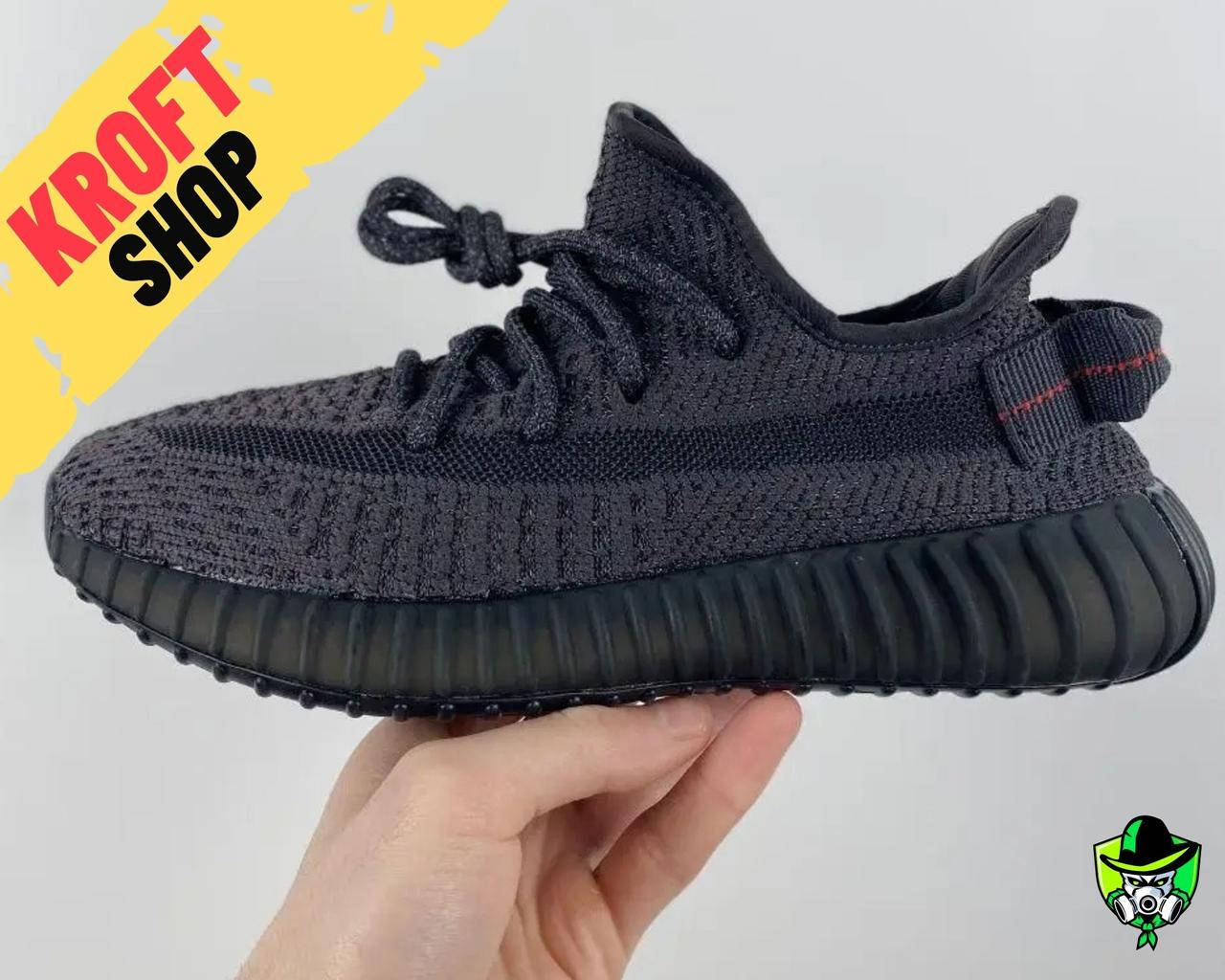 

Женские черные Кроссовки Adidas Yeezy boost 350 BlacОбувь женская демисезонная Размеры:36,37,38,39,40,., Черный