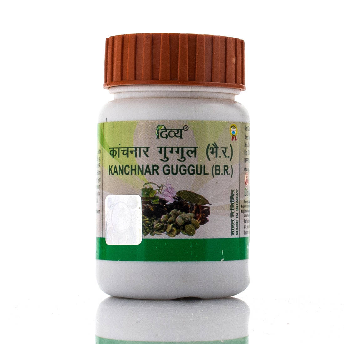 

Канчнар Гуггул, Kanchnar Guggul / Divya Pharmacy* / 80 таб.