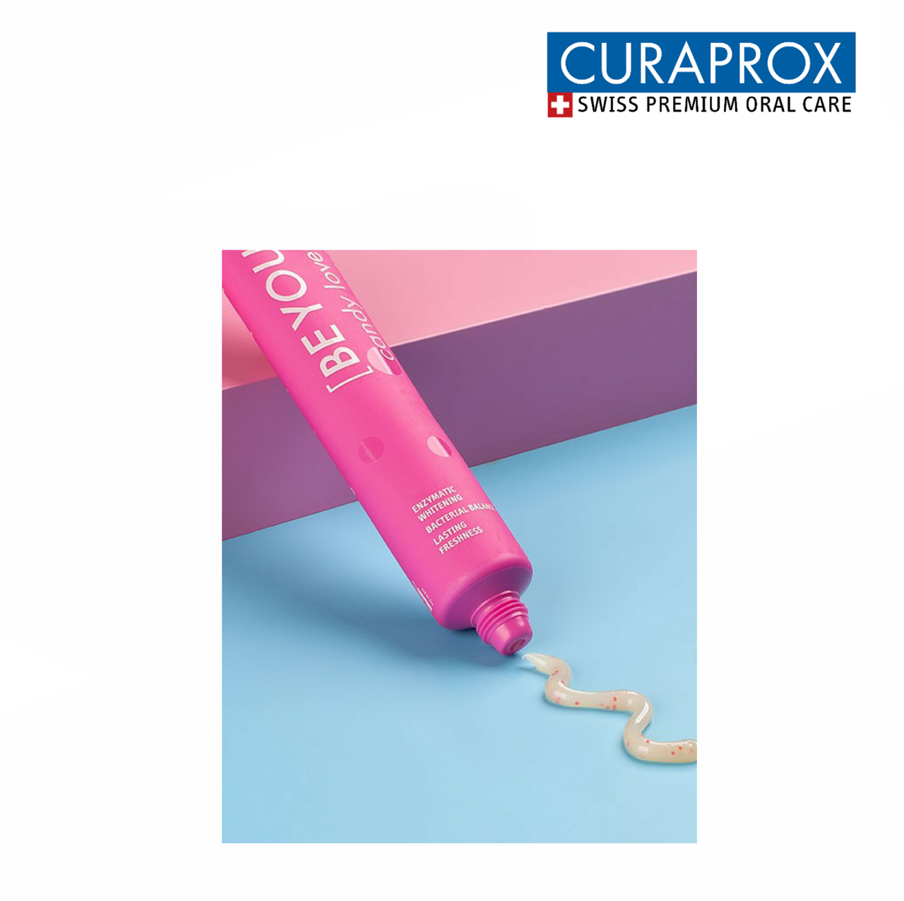 

Зубная паста Curaprox BE YOU RISING STAR Pink (арбуз), 60 мл